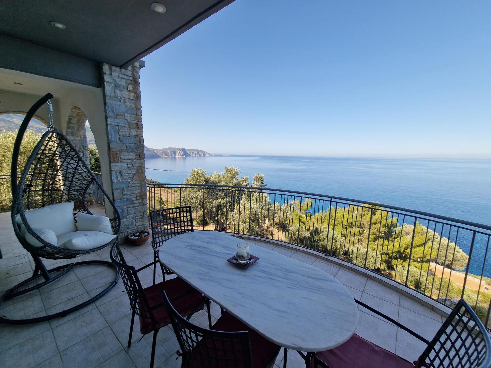Villa Aegean Balcony Akhladheri Екстер'єр фото