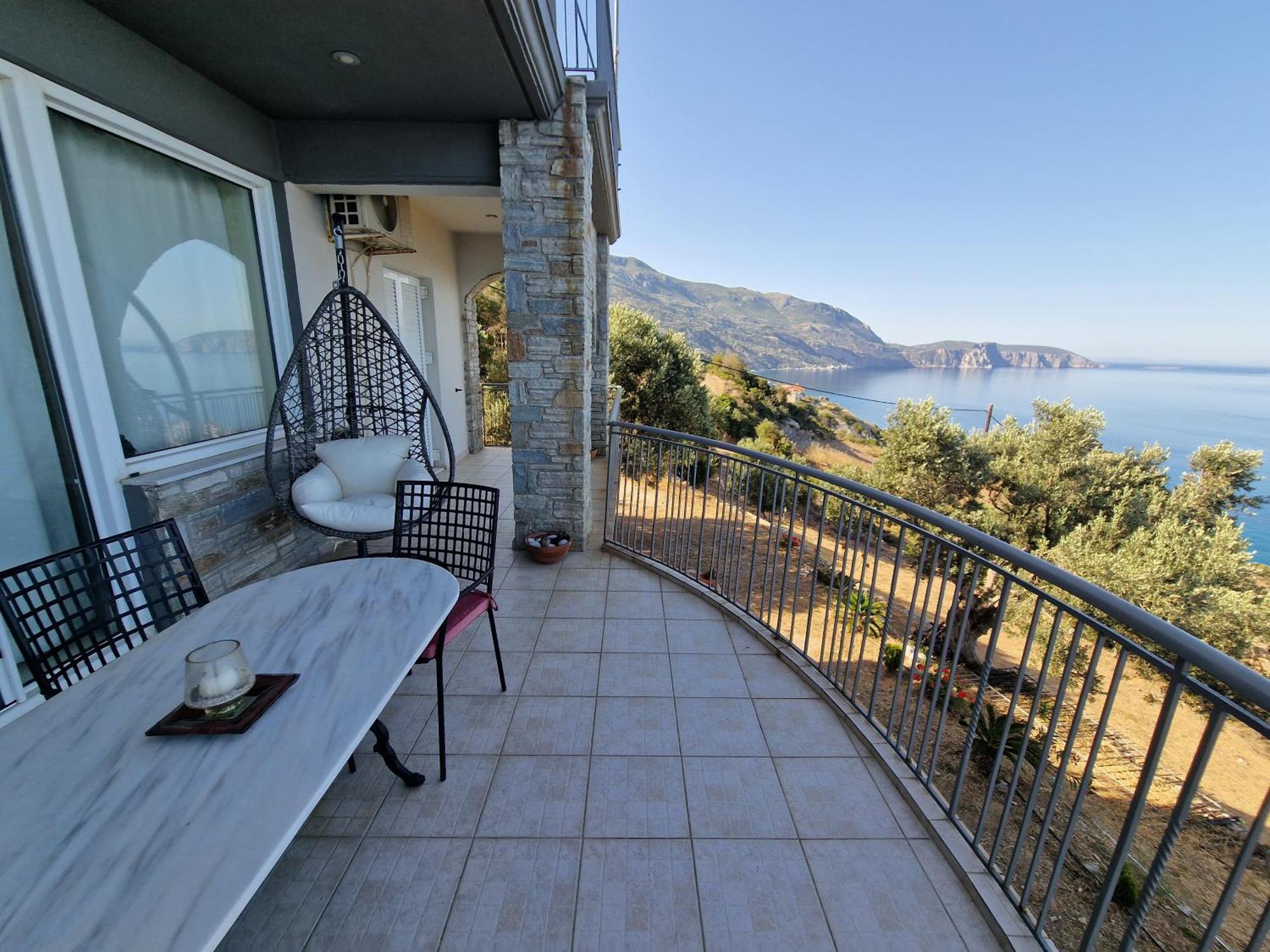 Villa Aegean Balcony Akhladheri Екстер'єр фото